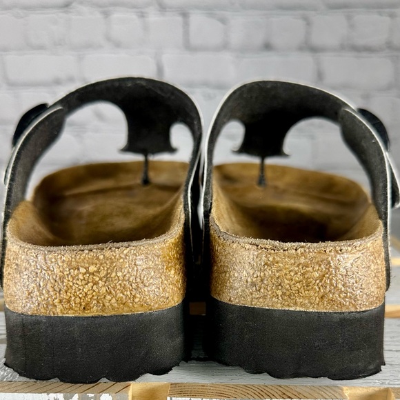 Birkenstock Papillio Gizeh Platform, Knotted Black, Size 36 Regular Width - Picture 4 of 15